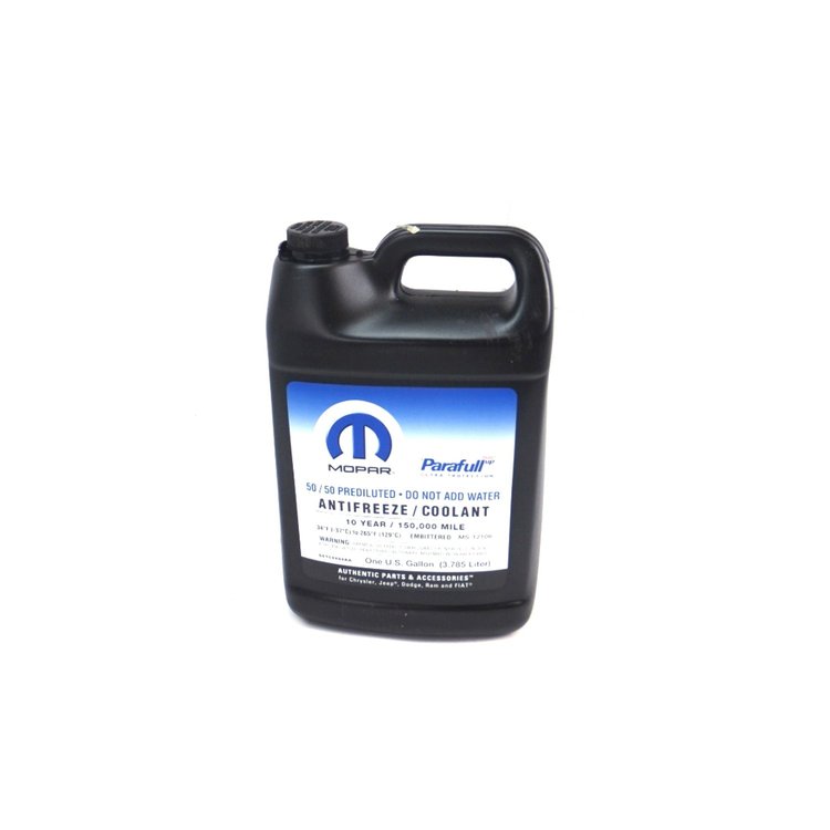 OAT 50/50 Prediluted Antifreeze and Coolant Fits Select Chrysler, Dodge, Fiat, Jeep and Ram Models