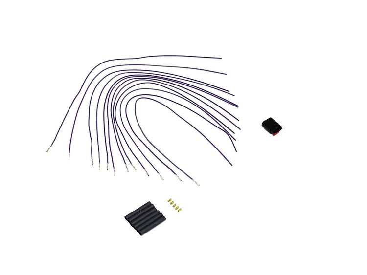 6-Way Female Wiring Kit for Throttle Body Fits Select Chrysler 200, Dodge Avenger, Jeep Compass and Patriot