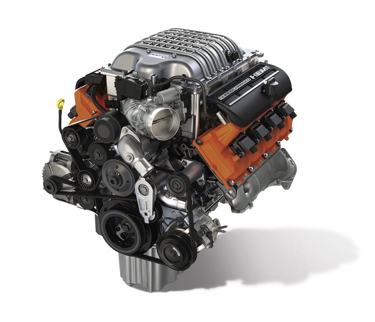 Hellcrate 6.2L Supercharged HEMI Crate Engine, 707 HP and 650 lb-ft, Complete Assembly