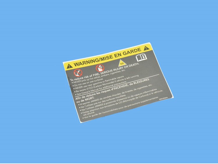 WARNING LABEL
