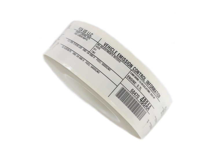 VEHICLE EMISSION LABEL