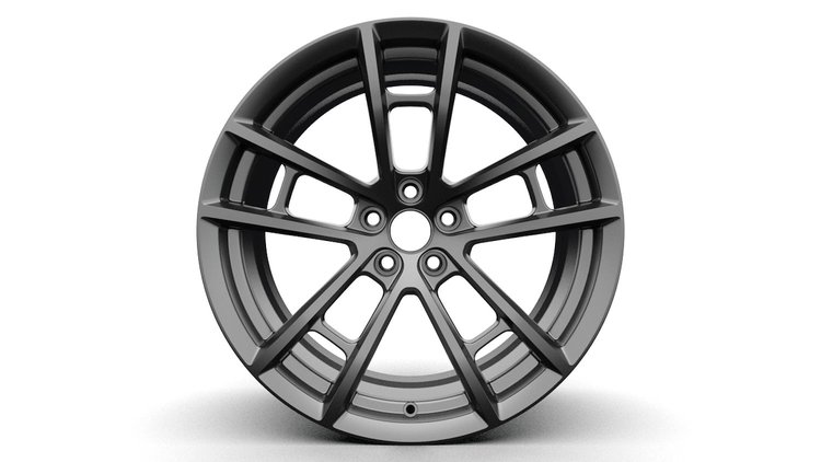 Forged Aluminum Wheel for 2017-2022 Dodge Challenger and Charger [20 x 9.5 in., Carbon Black]
