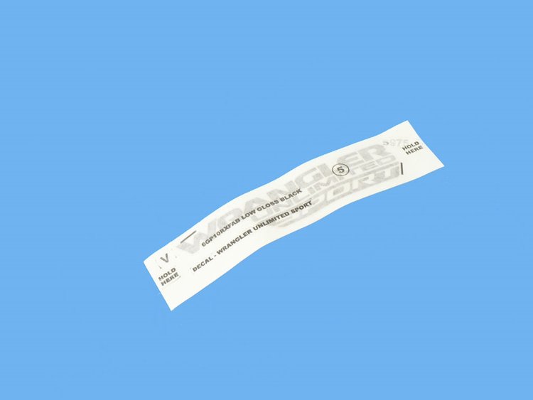 DECAL FRONT FENDER