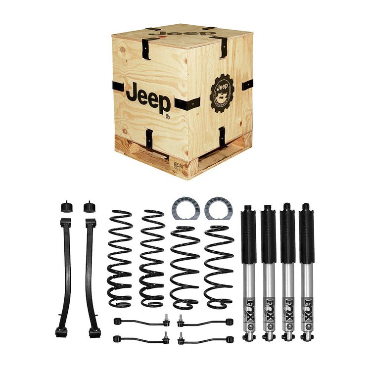 FOX Shocks 2 in. Lift Kit for 2018-2019 Jeep Wrangler JL 3.6L V6 2-Door