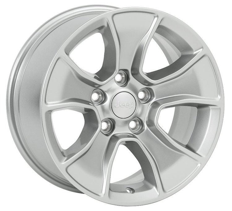 Gladiator 17 in. Cast Aluminum Wheel for 2018 Jeep Wrangler JL & 2007-2018 Jeep Wrangler JK