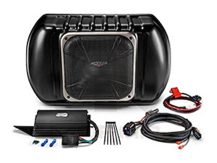 Single 10" Square Subwoofer Kit 2007-10 Jeep Wrangler 4-Door