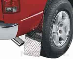Diamond Plate Splash Guards 2002-08 Dodge Ram 1500