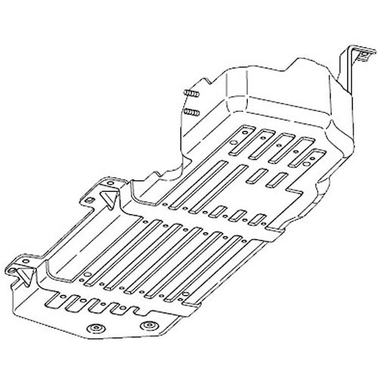 Fuel Tank Skid Plate 2006-10 Jeep Commander
