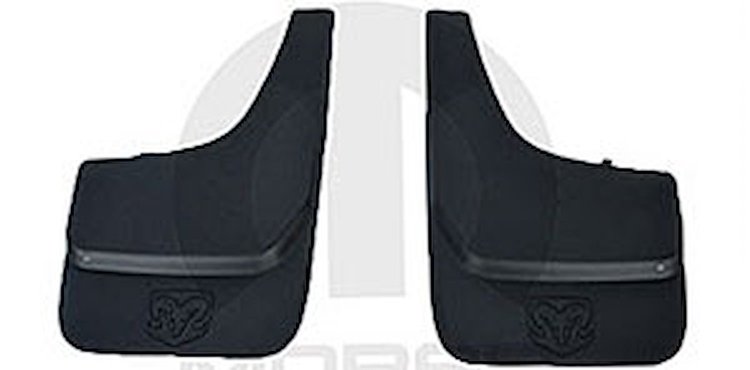 Flat Molded Splash Guards 2002-09 Dodge Ram 2500/3500