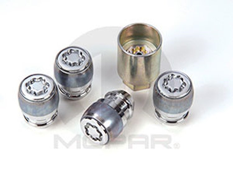 1-Piece Wheel Lock Kit 2000-14 Chrysler/Dodge/Jeep