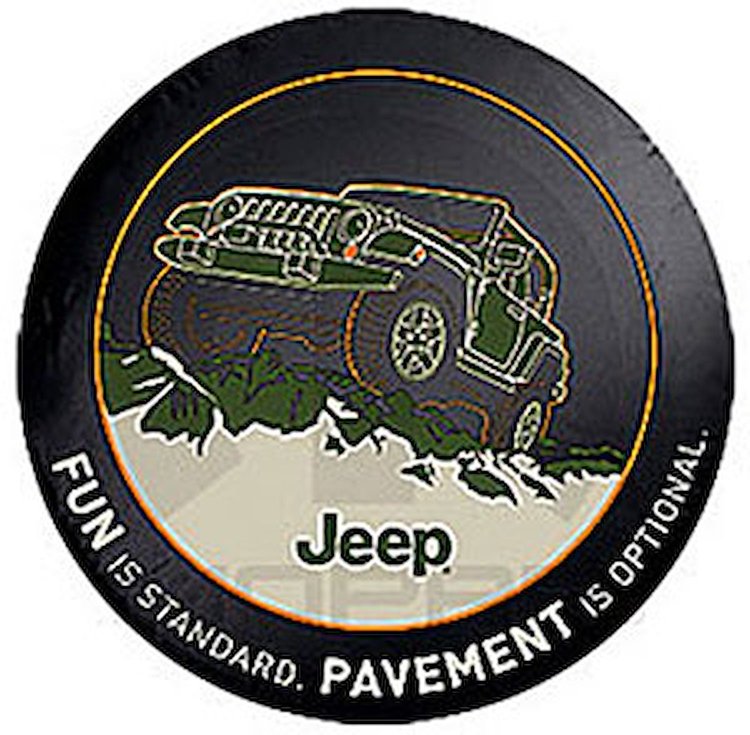 Spare Tire Cover 2007-13 Jeep Wrangler 2/4-Door