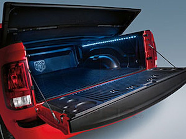 Bed Rail Cargo Management Lighting System 2009-12 Dodge Ram 1500