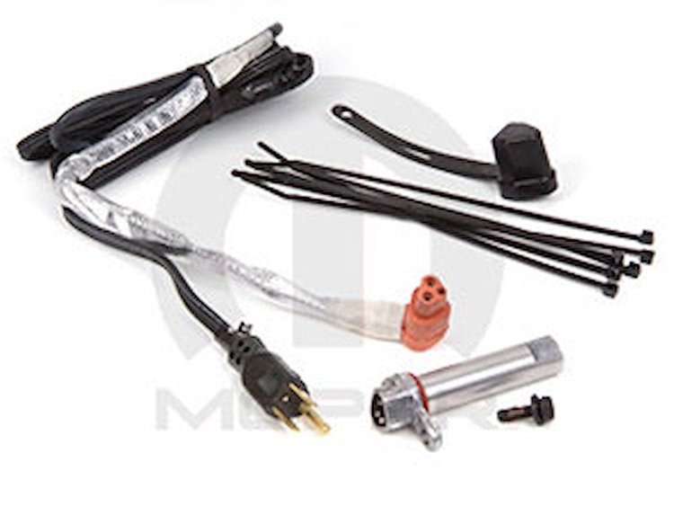 Engine Block Heater 2008-10 Chrysler Town & Country/Dodge Grand Caravan 4.0L I6