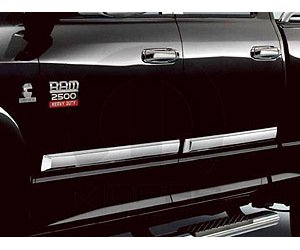 Chrome Door Molding 2009-12 Dodge Ram 1500, Quad Cab