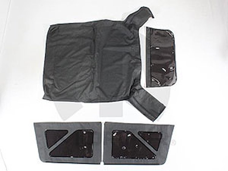 Soft Top Fabric & Window Kit 2007-09 Jeep Wrangler 2-Door