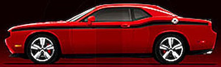 Applique/Decal Kit 2009-10 Dodge Challenger