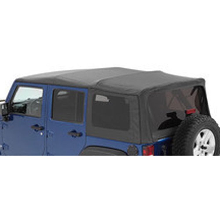 Complete Soft Top Kit 2007-2018 Jeep Wrangler JK 4-Door