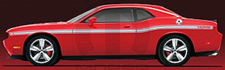 Applique/Decal Kit 2010-13 Dodge Challenger