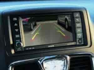 Production Back-Up Camera System 2011-13 Chrysler Town & Country/Dodge Grand Caravan/Ram Commercial Vehicle Includes: