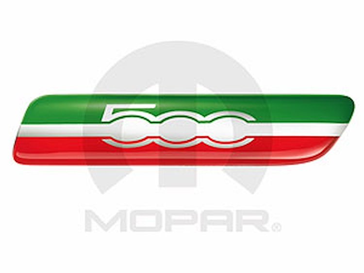 Body Side Molding Inserts 2012-13 Fiat 500 Cabrio/Coupe
