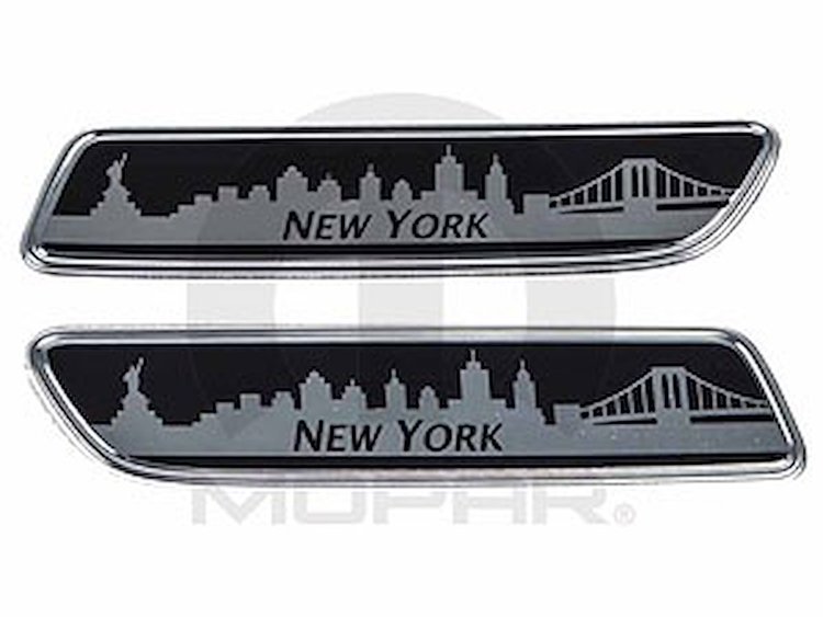 Body Side Molding Inserts 2012-13 Fiat 500 Cabrio/Coupe
