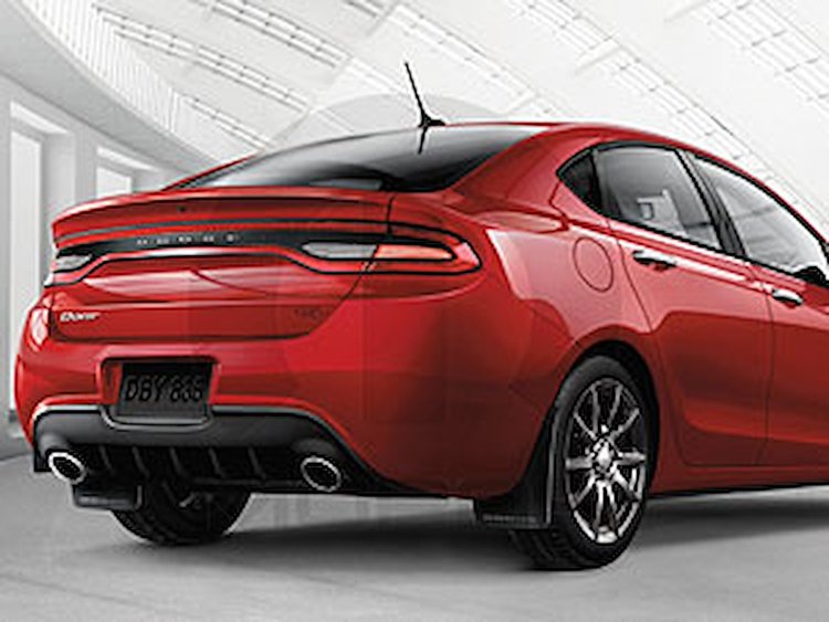 Deluxe Molded Splash Guards 2013 Dodge Dart