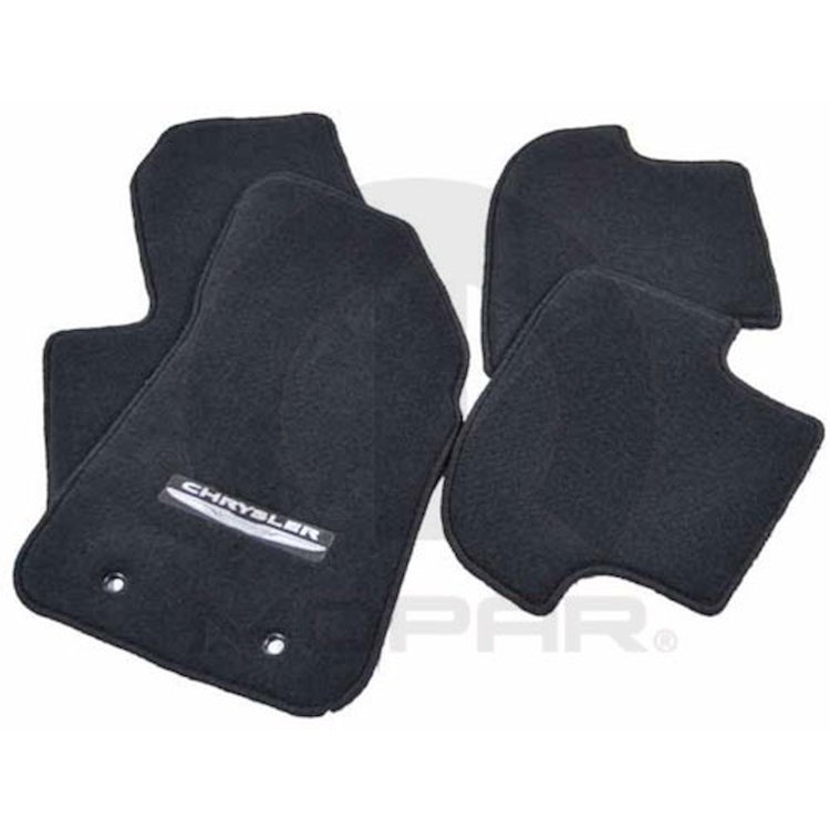 Carpet Floor Mat Set for 2012-2014 Chrysler 200 [Black]