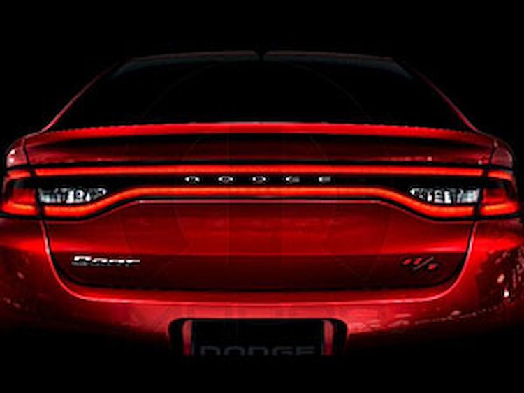 Race Track Lighting 2013 Dodge Dart (Without Passive Entry)