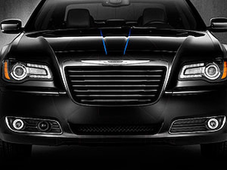 Grille Insert with Horizontal Bars 2011-12 Chrysler 300