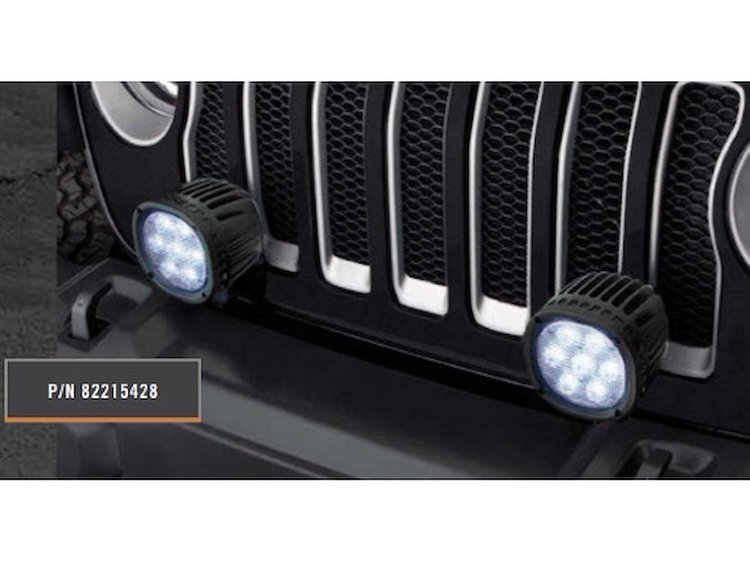 Bumper Light Bracket Kit for 2018-2019 Jeep Wrangler JL