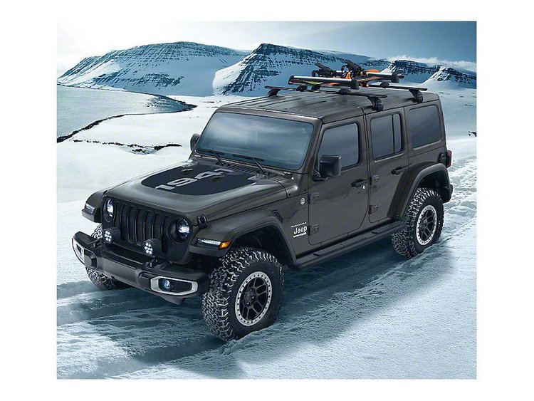 1941 Matte Black Hood Decal for 2018-2019 Jeep Wrangler JL