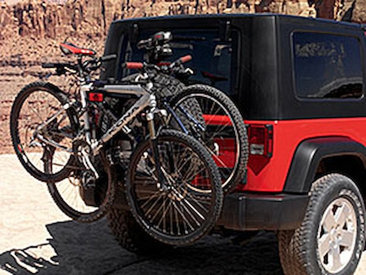 Thule Spare Tire-Mount Bicycle Carrier 2002-07 Jeep Liberty