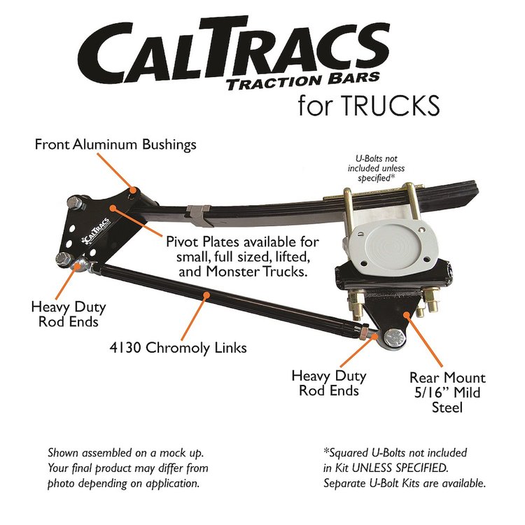 7630 Traction Bars, 1980 – 1991 Ford F-150 2WD