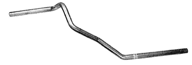 128009 AP Max Fit Pre-Bent Exhaust Pipe
