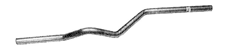 128010 AP Max Fit Pre-Bent Exhaust Pipe