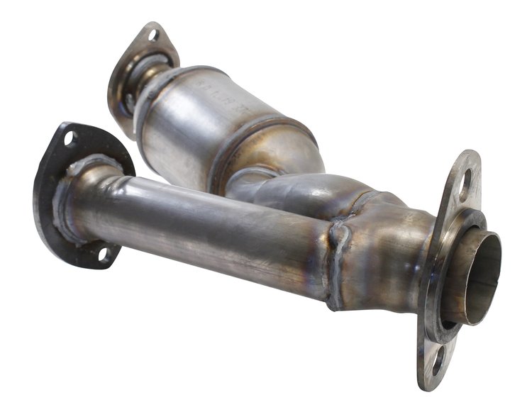 14619 Exhaust Tail Spout - Angle Cut Turn Down; 3-1/2 In. Inlet