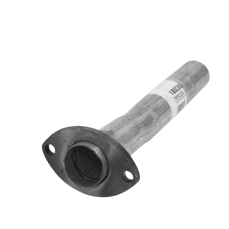 18035 Prebent Exhaust Pipe; 1984-1995 Toyota Pickup Center, 1990-1995 Toyota 4Runner Center