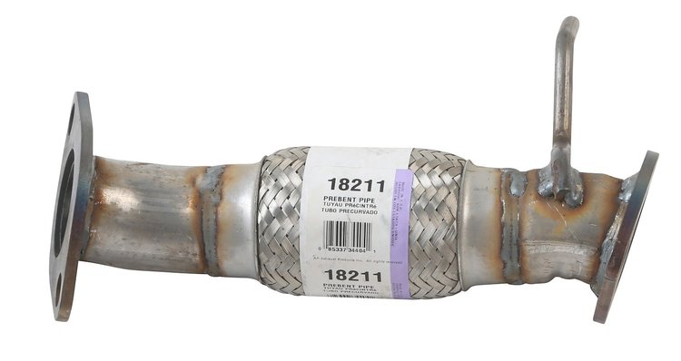 18211 Prebent Exhaust Pipe; 2006-2008 Hyundai Sonata Front, 2006-2008 Kia Optima Front
