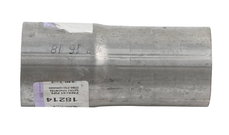 18214 Prebent Exhaust Pipe; 2008-2016 Ford F-250 Super Duty, 2008-2016 Ford F-350 Super Duty