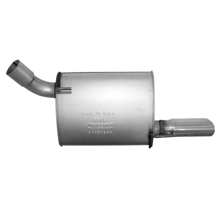 2458 Muffler - Challenge; 2005-2009 Ford Mustang Left
