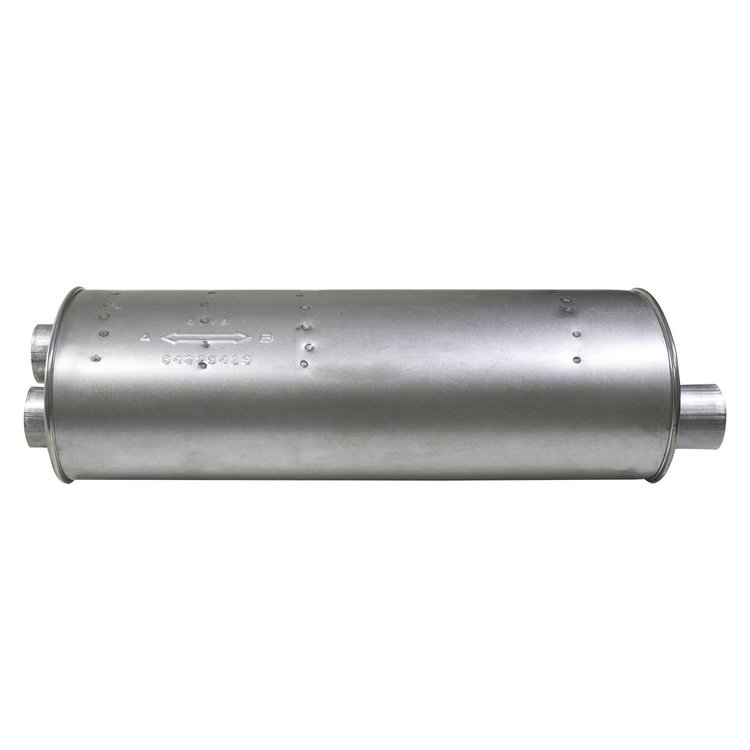 2510 Muffler - Challenge; 2001-2006 GMC Yukon, 2002-2006 Cadillac Escalade, 2003-2006 Hummer H2