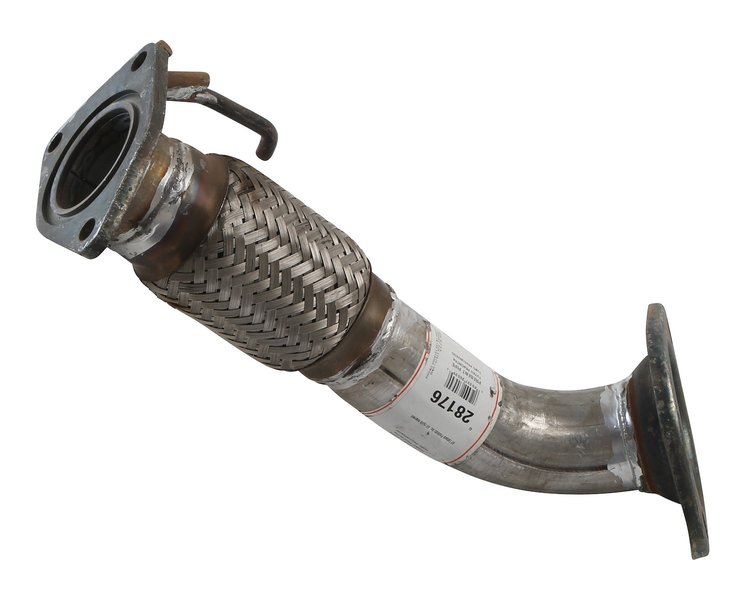 28176 Prebent Exhaust Pipe; 2008-2012 Honda Accord Front