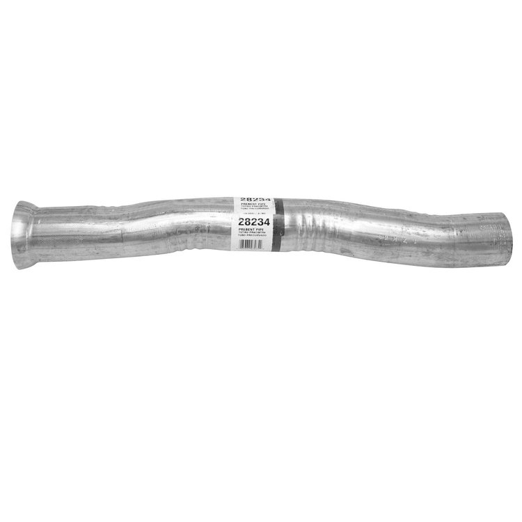 28234 Prebent Exhaust Pipe; 1986-1993 Ford Mustang Center Right, 1986 Mercury Capri Center Right