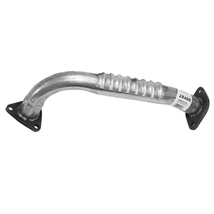 28488 Prebent Exhaust Pipe; 1986-1995 Nissan D21 Front Left, Pickup Front Left, Pathfinder Front Left