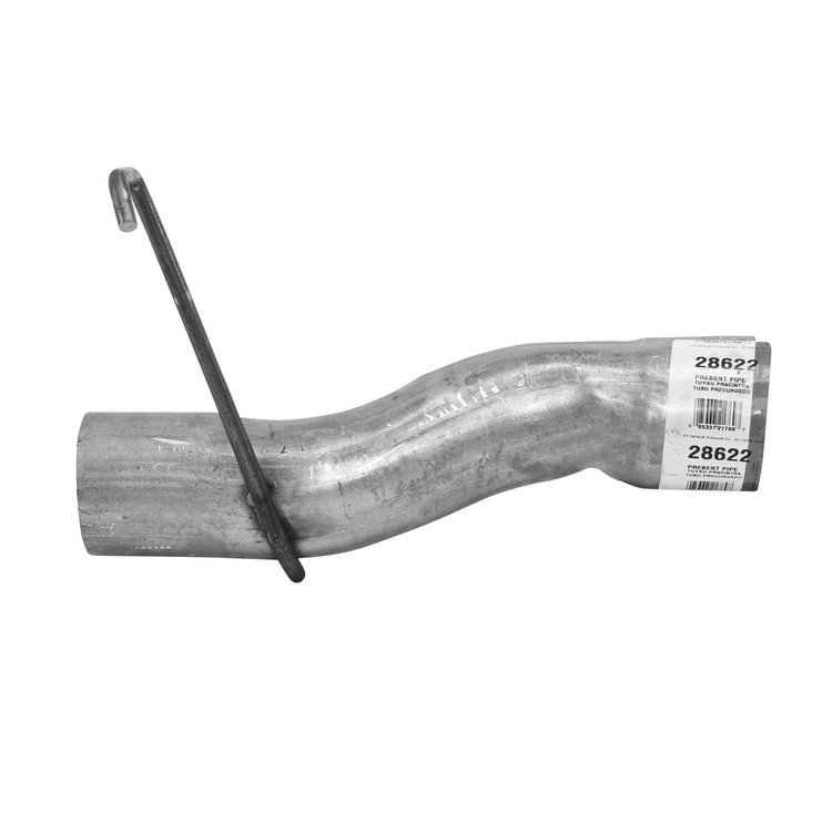 28622 Prebent Exhaust Pipe; 1999-2004 Ford F-250 Super Duty Rear, 1999-2004 Ford F-350 Super Duty Rear