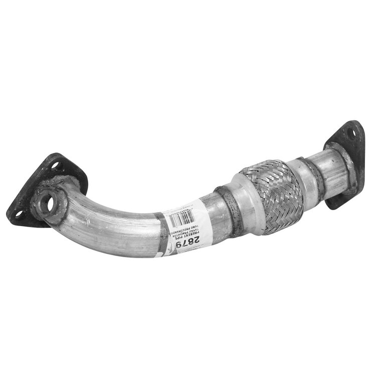 28796 Prebent Exhaust Pipe; 2000-2004 Kia Spectra Front, 1999-2001 Kia Sephia Front
