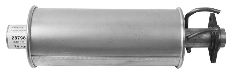 28798 Prebent Exhaust Pipe; 2006-2011 Honda Civic Rear