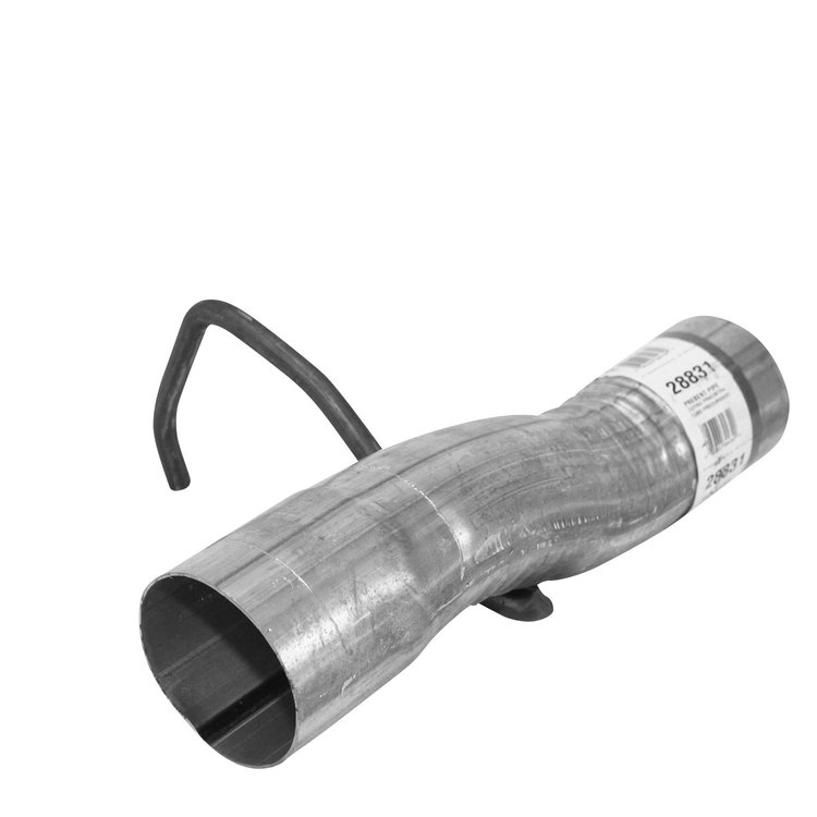 28831 Prebent Exhaust Pipe; 2005-2007 Ford F-250 Super Duty, 2005-2007 Ford F-350 Super Duty