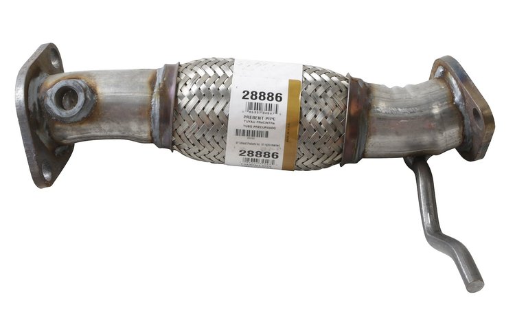 28886 Prebent Exhaust Pipe; 2010-2013 Kia Forte