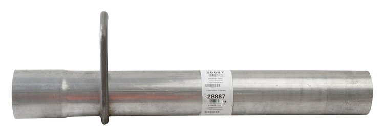 28887 Prebent Exhaust Pipe; 2008-2010 Ford F-250 Super Duty, 2008-2010 Ford F-350 Super Duty